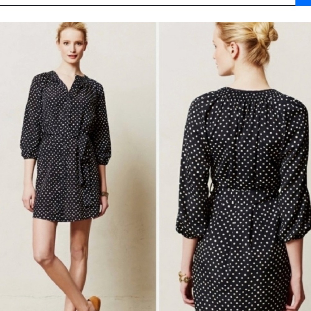 Maeve anthropology polkadot mini dress